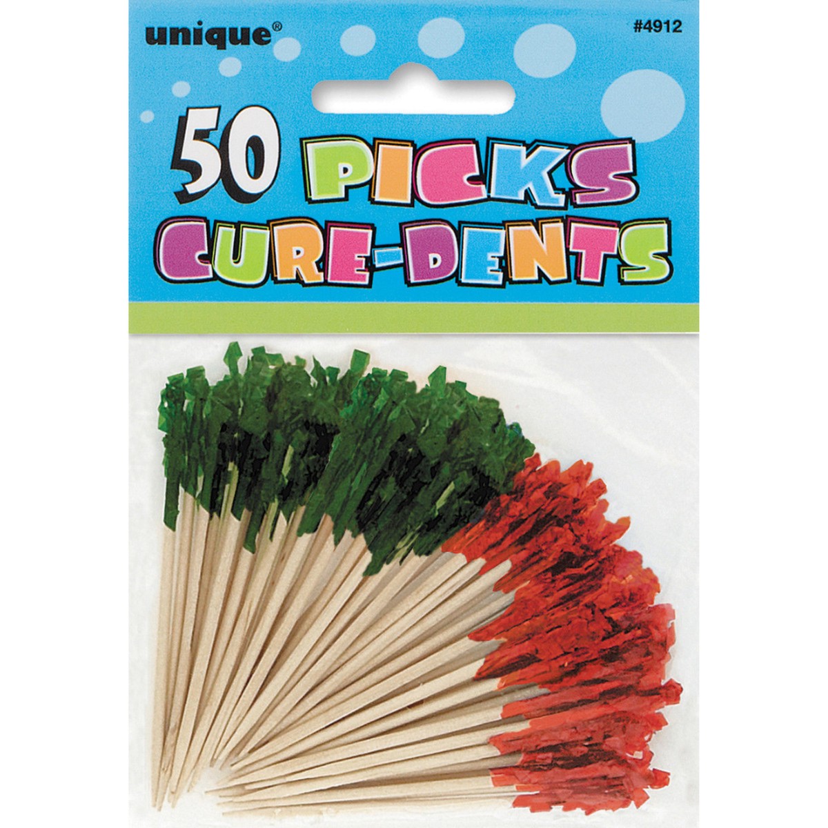 50 Frilled Picks - Multi