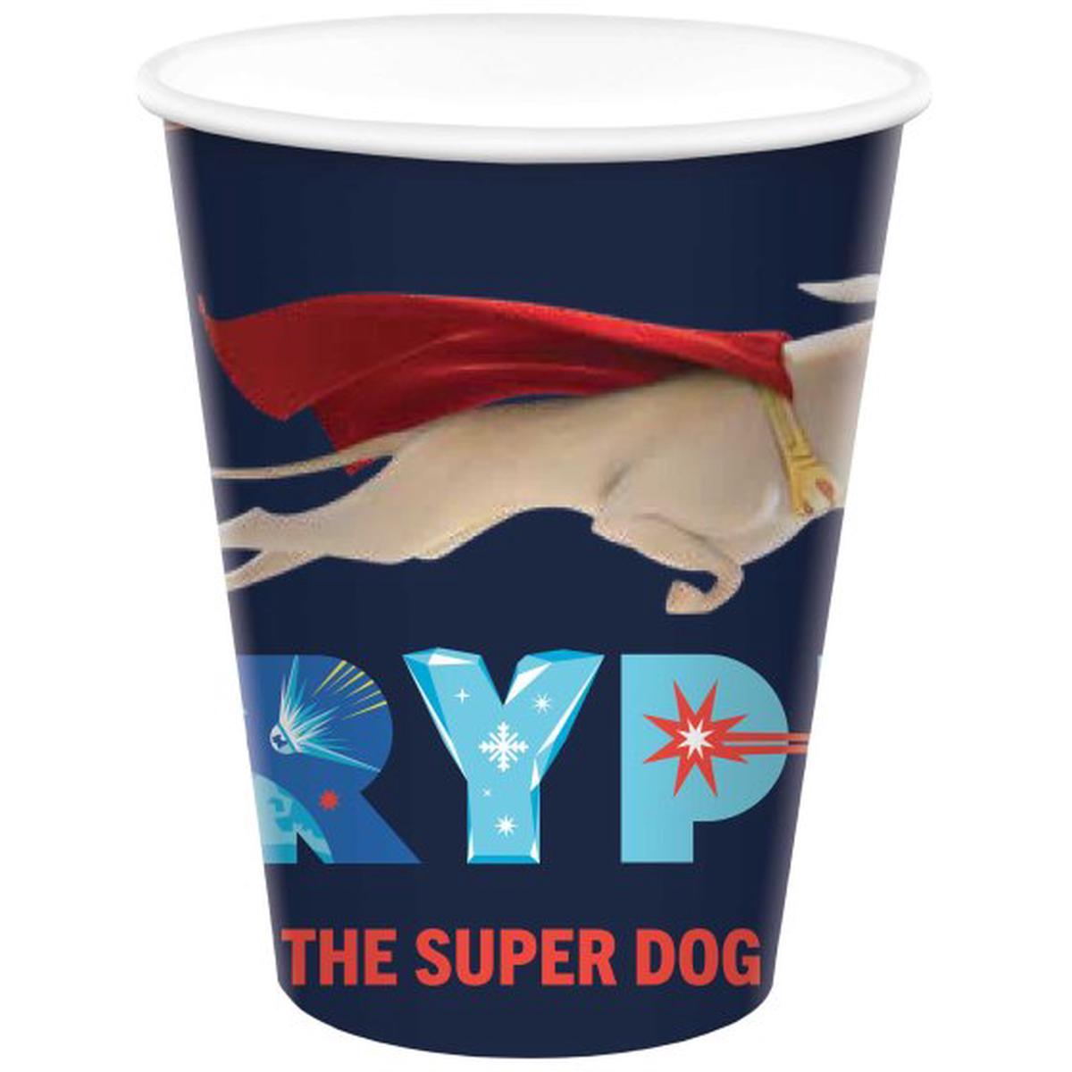 DC Super Hero Pets Paper Cups 9oz / 266ml 8pk