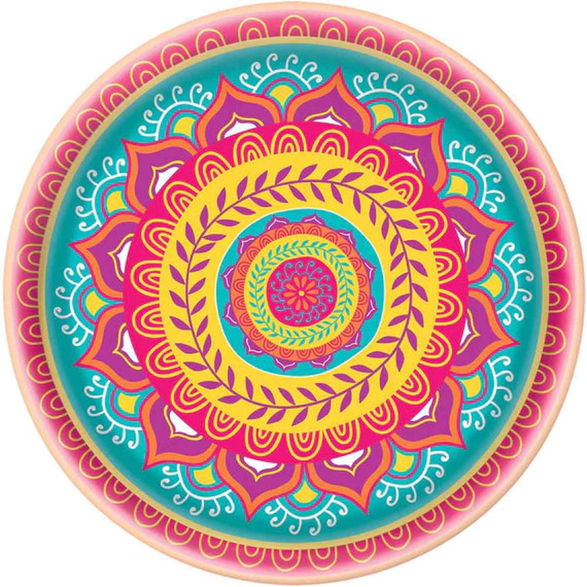 Diwali Melamine Platter 34cm