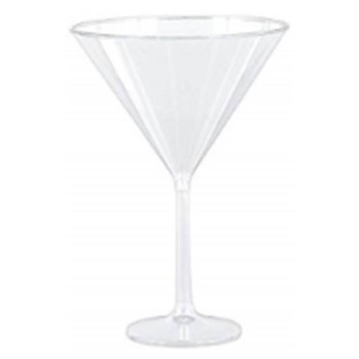Jumbo Martini Glass Plastic 739ml 18X25hcm