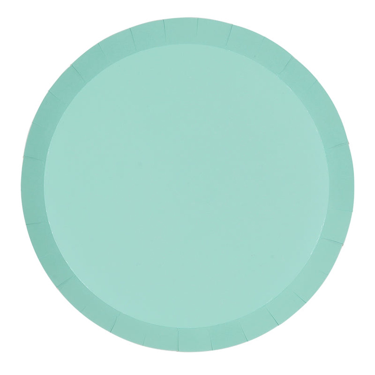 Paper Round Banquet Plate 10.5in Mint Green 10pk Five Star