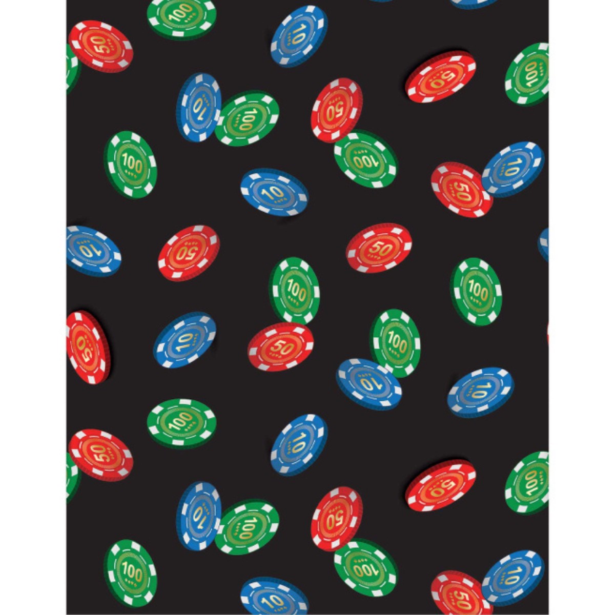 Roll The Dice Casino Plastic Tablecover