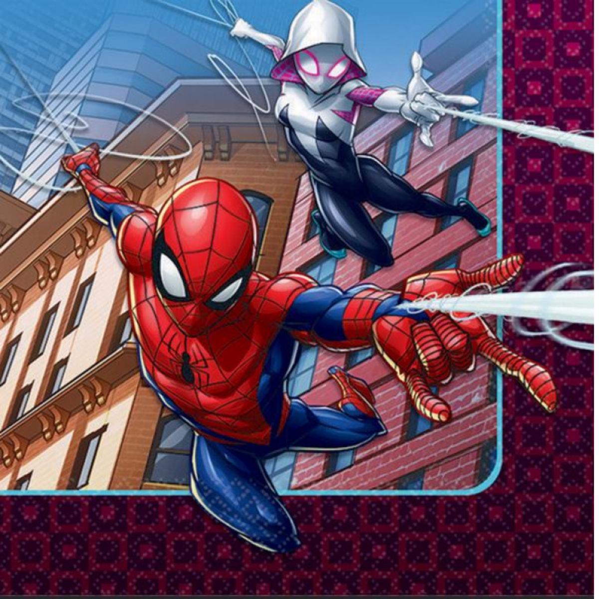 Spider-Man Webbed Wonder Beverage Napkins 16Pk