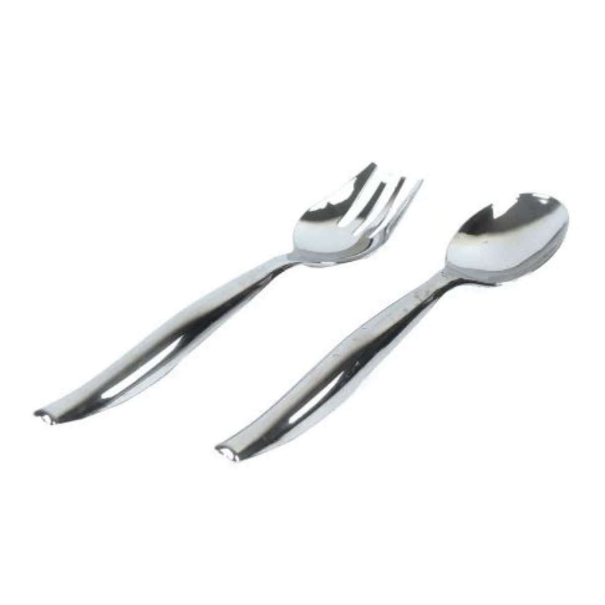 Stainless Steel Look-Alike Salad Servers Pk2
