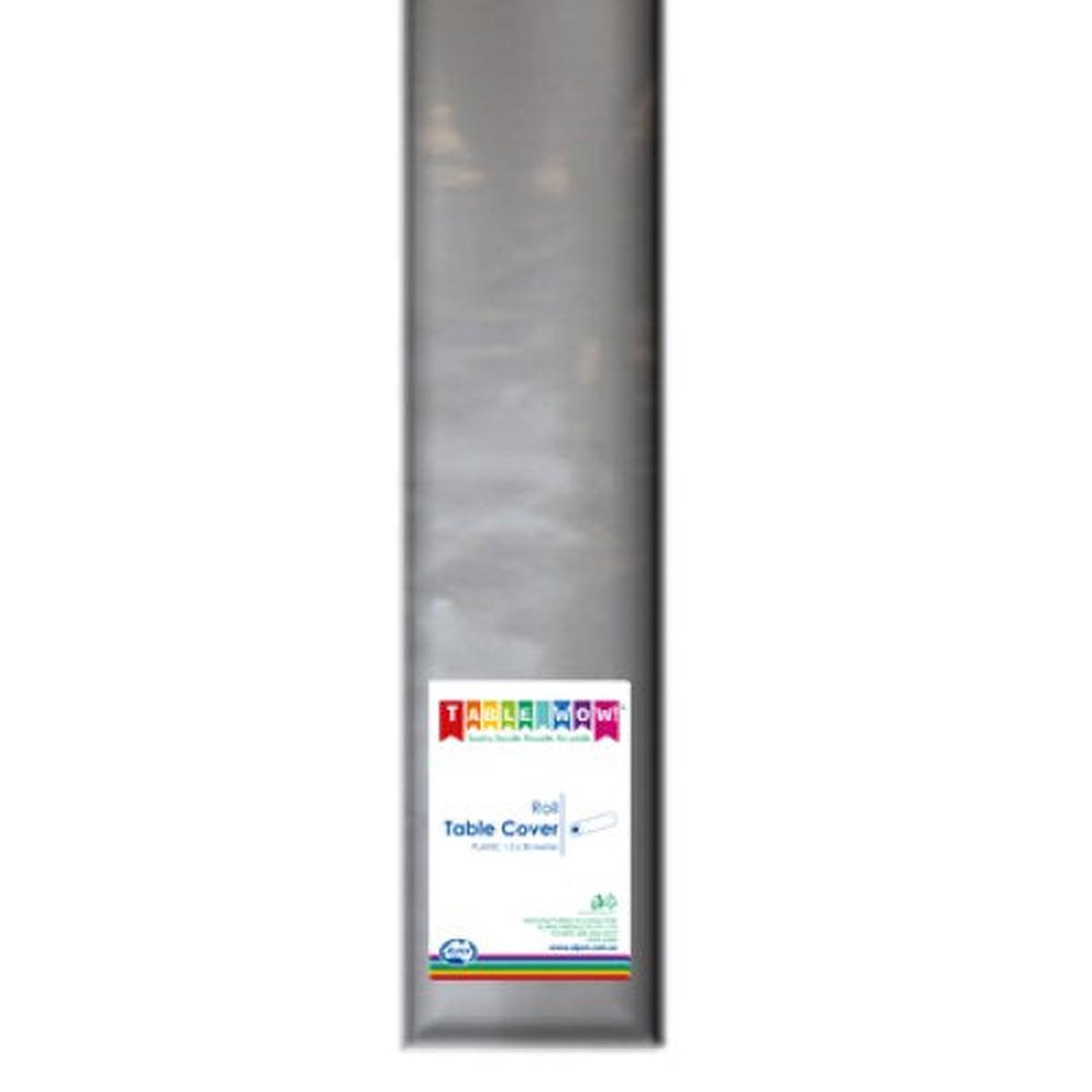 Tablecover 30m Roll Silver