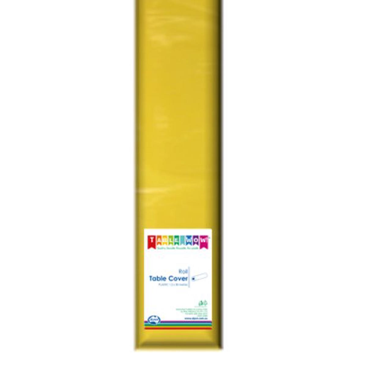 Tablecover 30m Roll Yellow