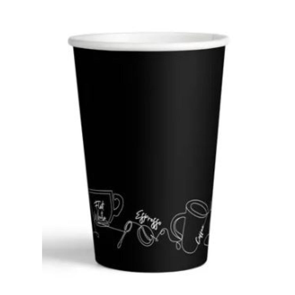 Double Wall Paper Cup Printed 350mL Pk25