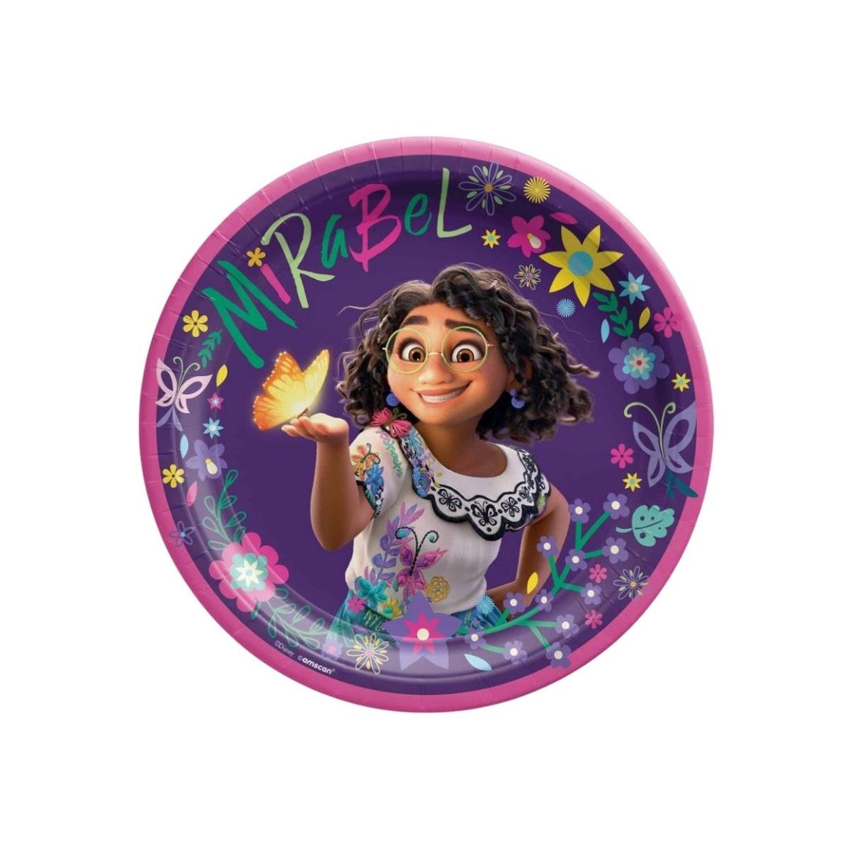Encanto Round Paper Plates 23cm 8pk