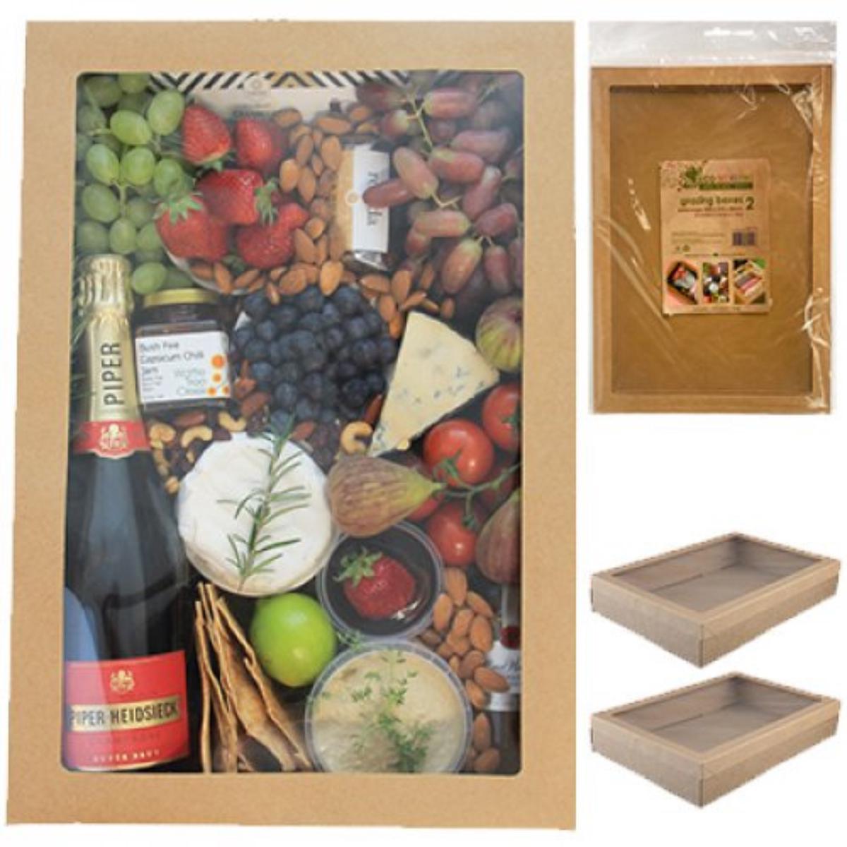 Grazing Box XL Kraft 2pc