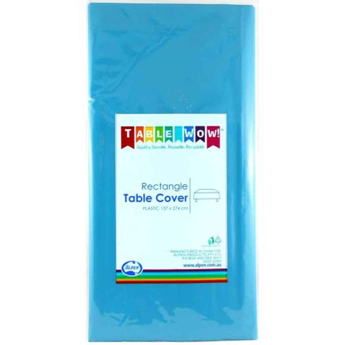 Rectangle Tablecover Azure Blue