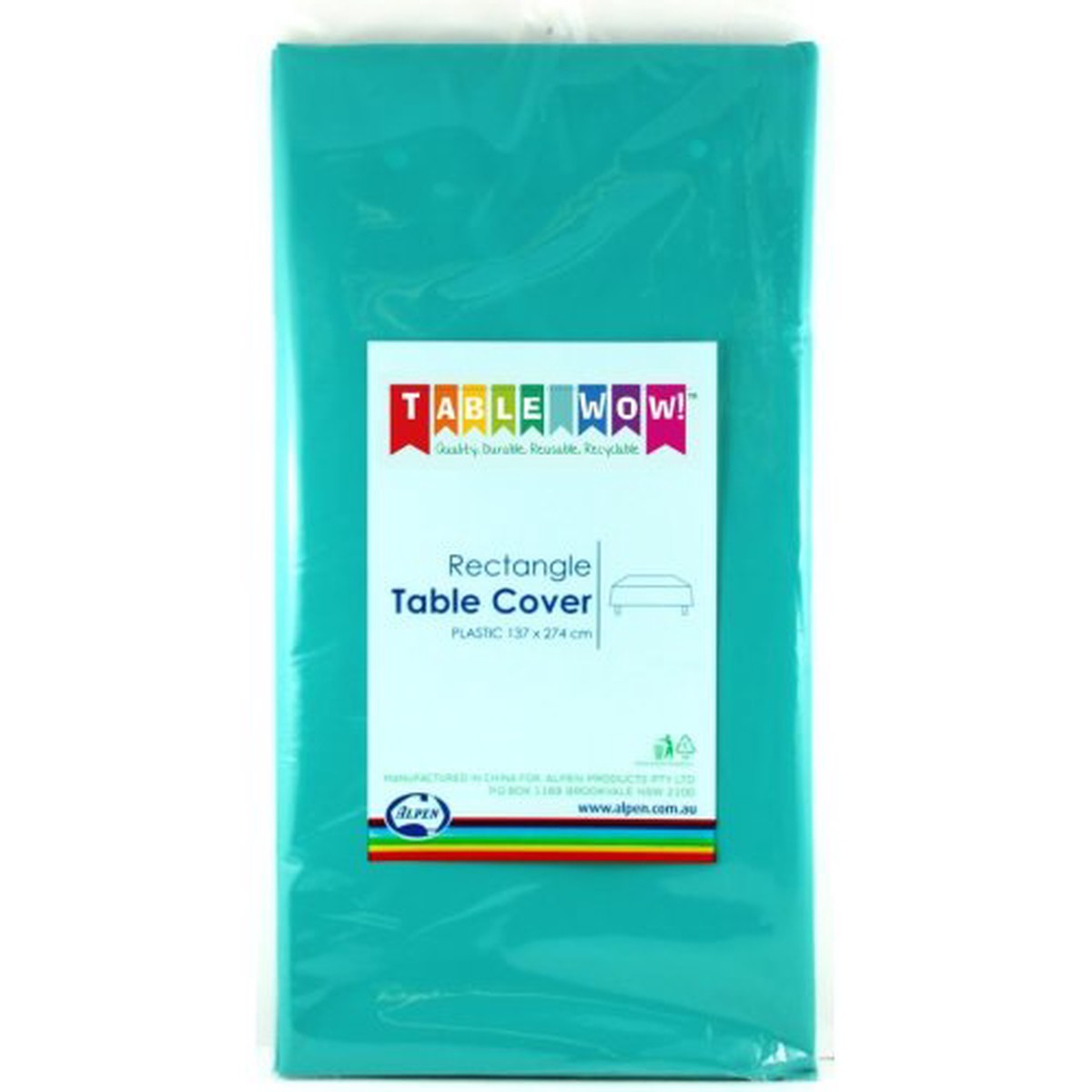 Rectangle Tablecover Teal