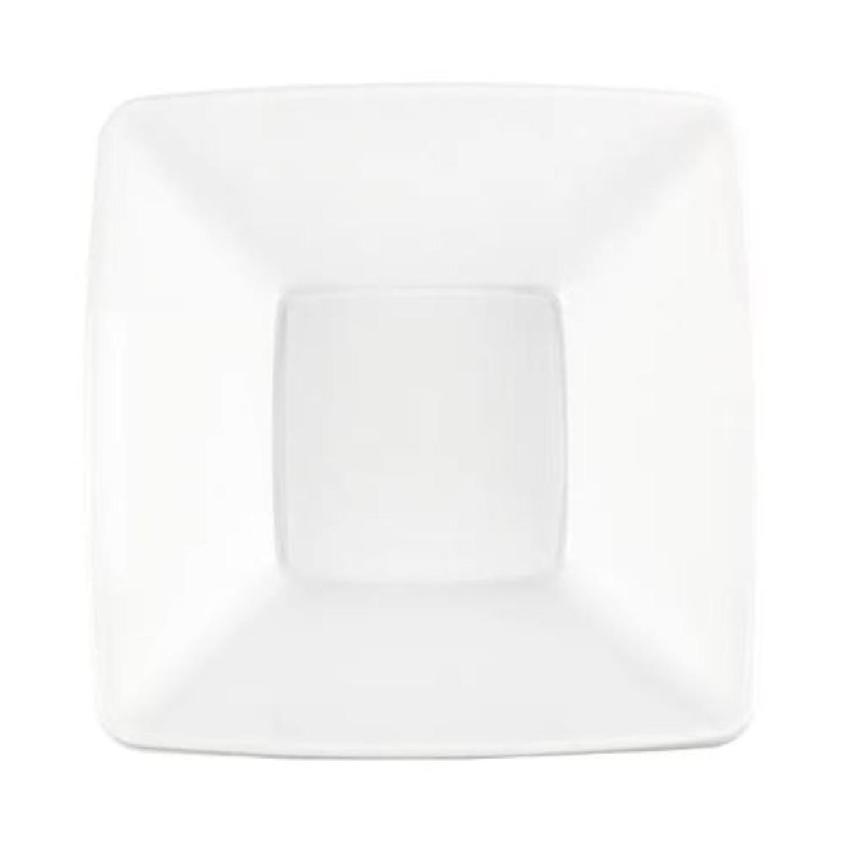 Square Bowl White 27.6cm Pk2