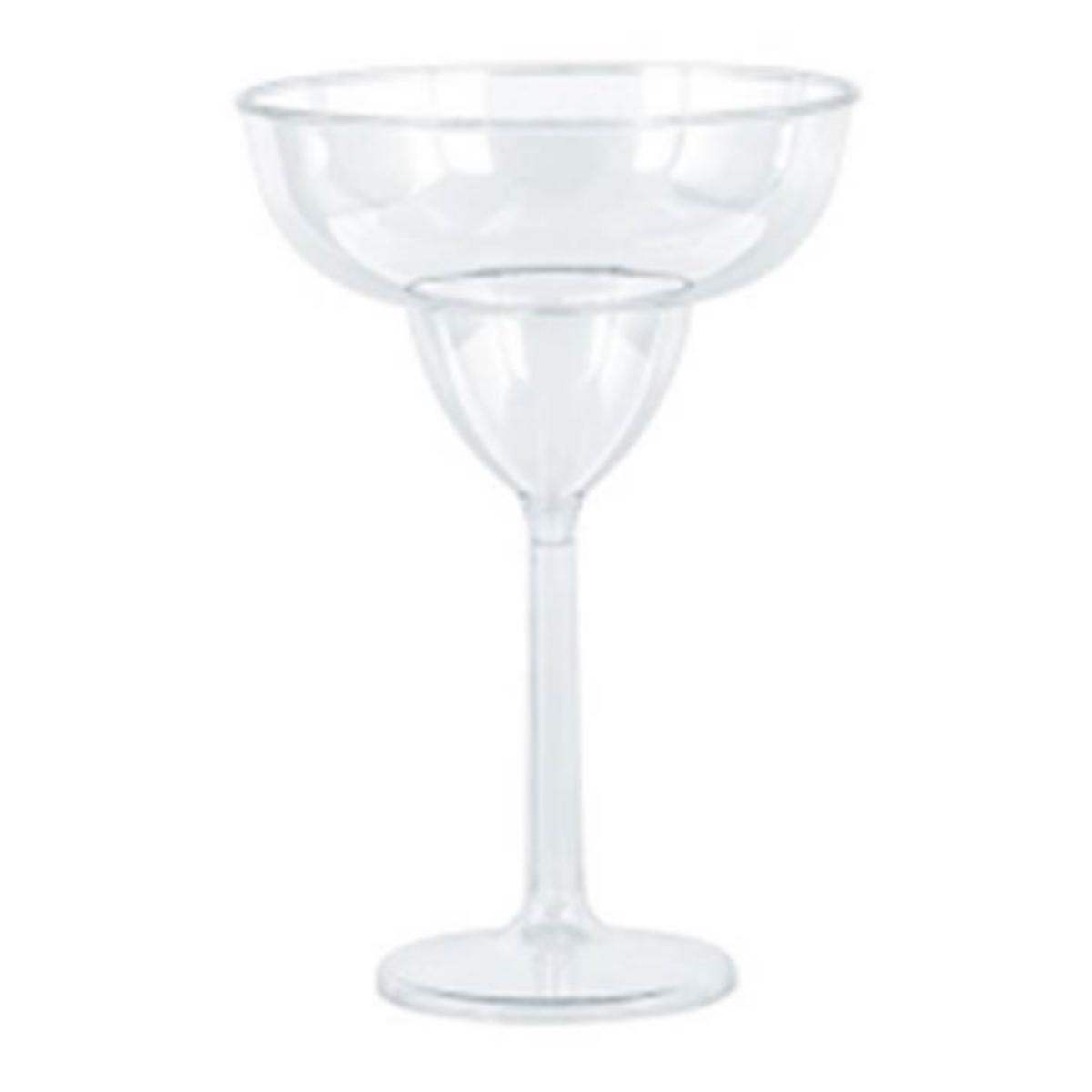 Jumbo Margarita Glass Plastic 877ml 16.5X24hcm