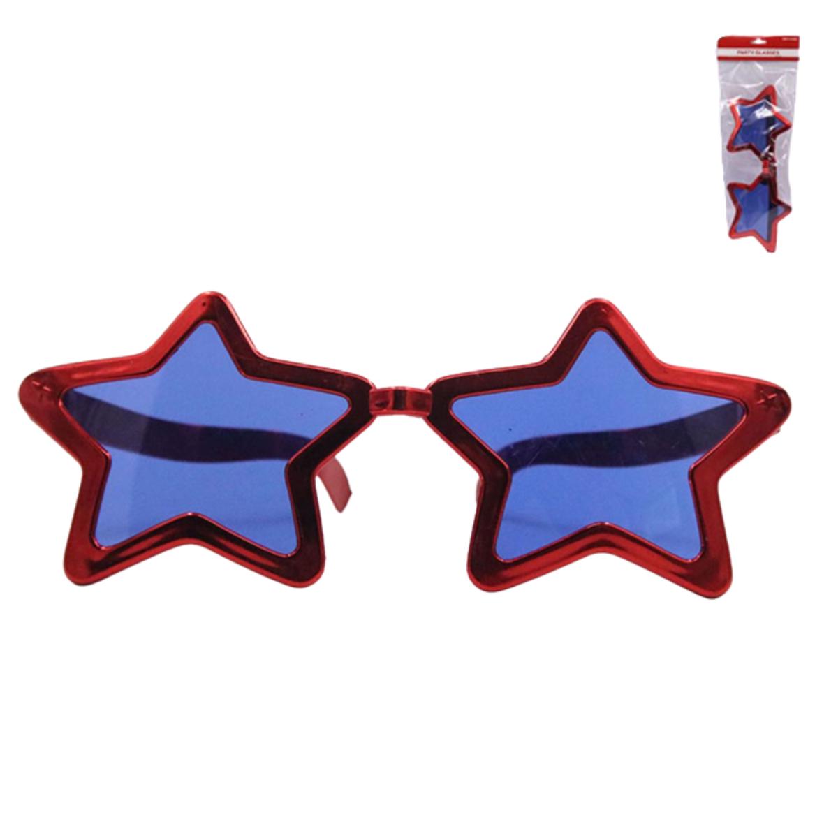 Jumbo Star Glasses-Red