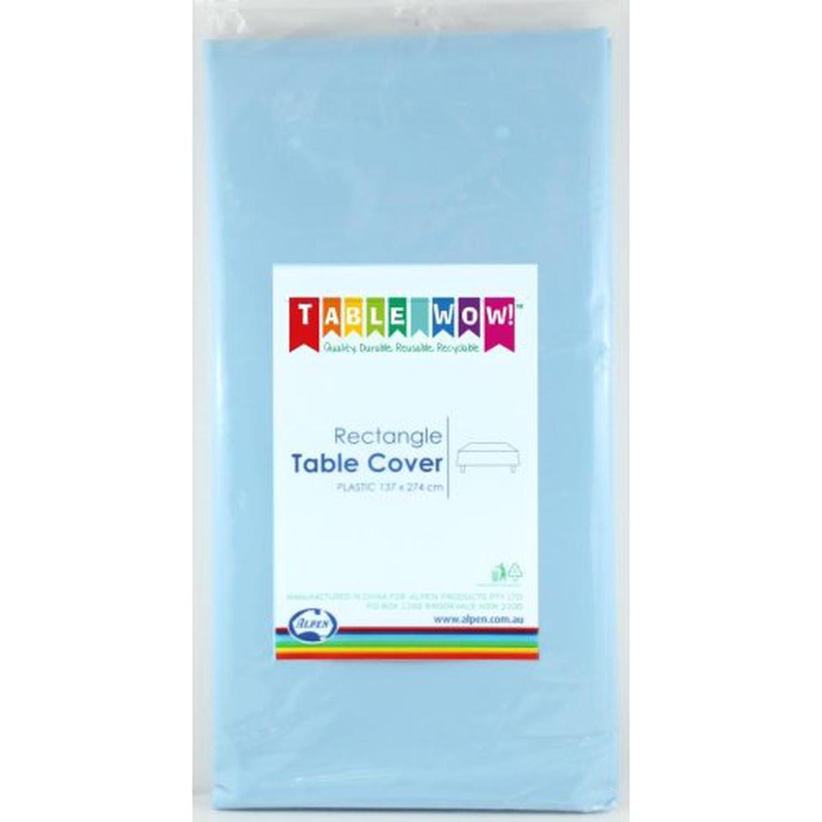 Rectangle Tablecover Light Blue