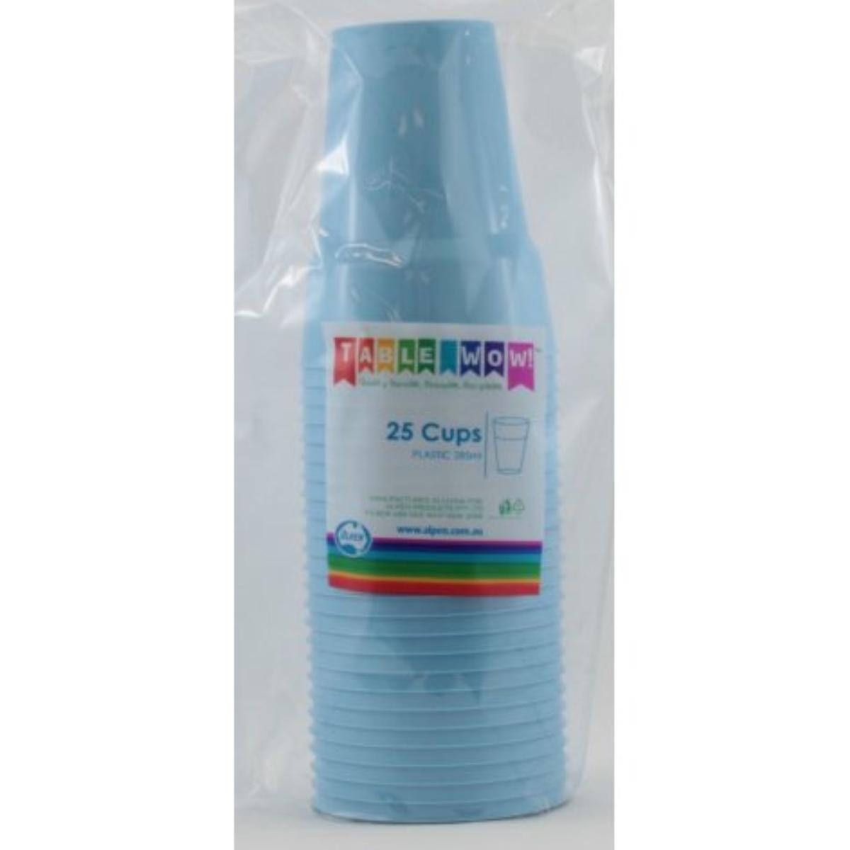 Reusable Cup 285ml Light Blue 20Pk
