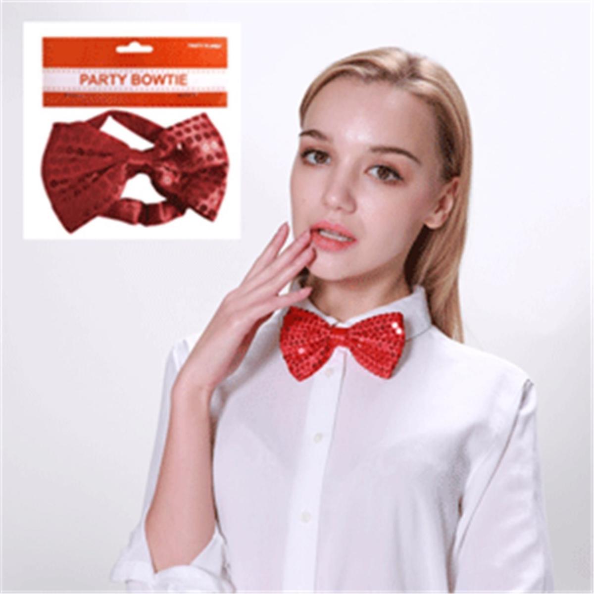 SEQUIN BOWTIERED