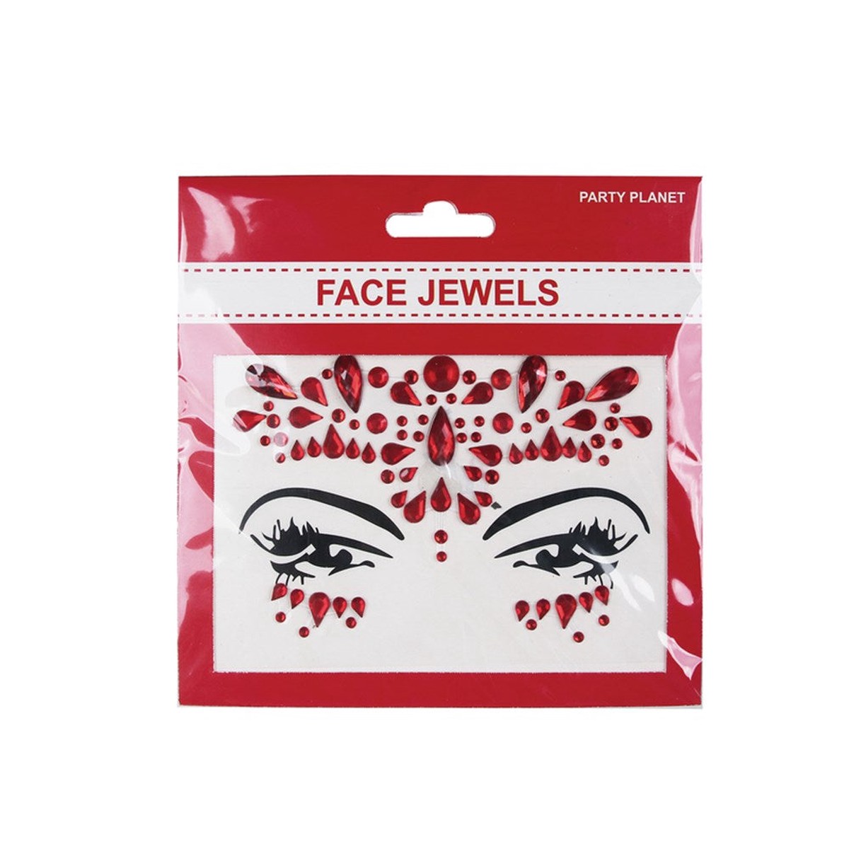 STICK ON RED FACE JEWELLERY