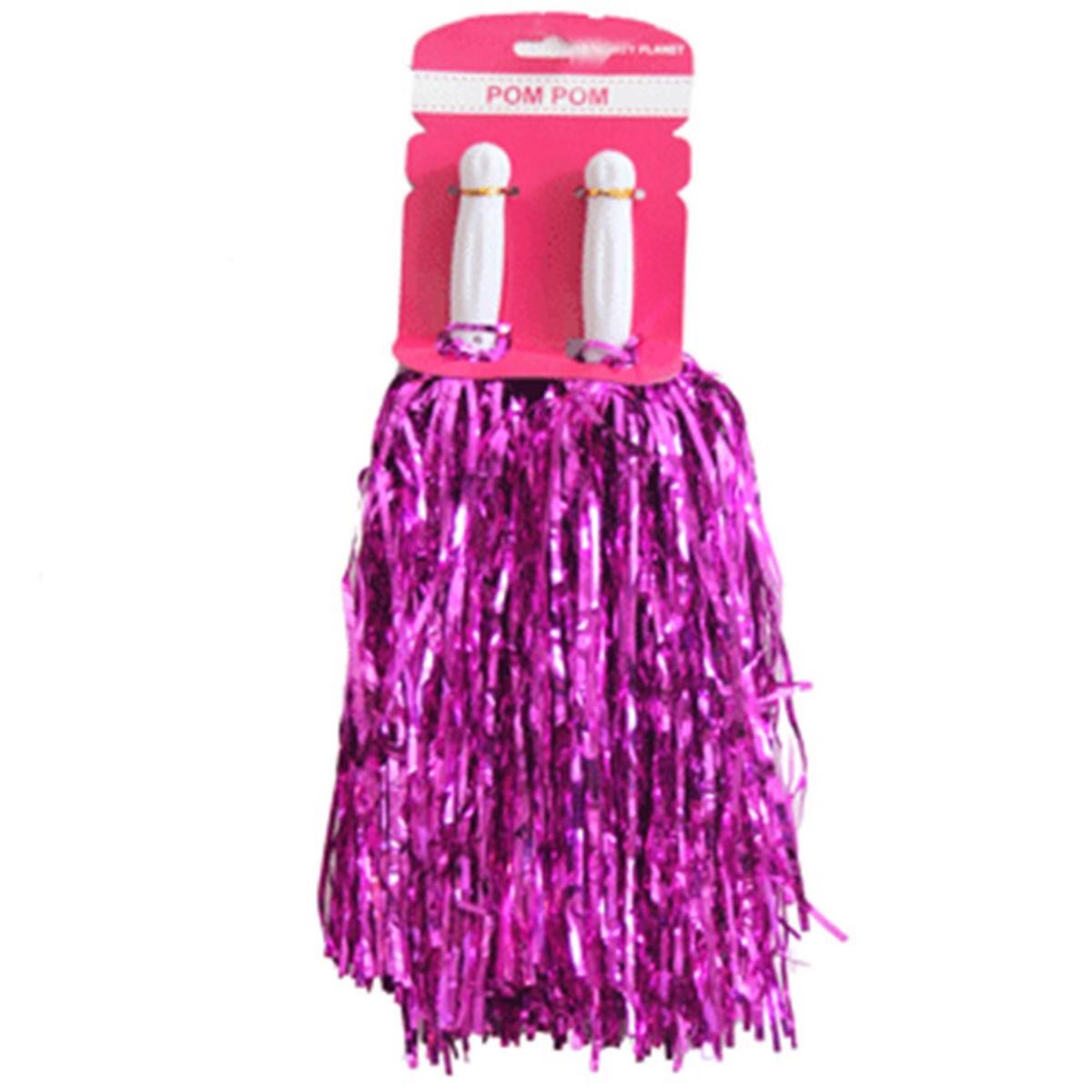 2PK METALLIC POM POMPINK