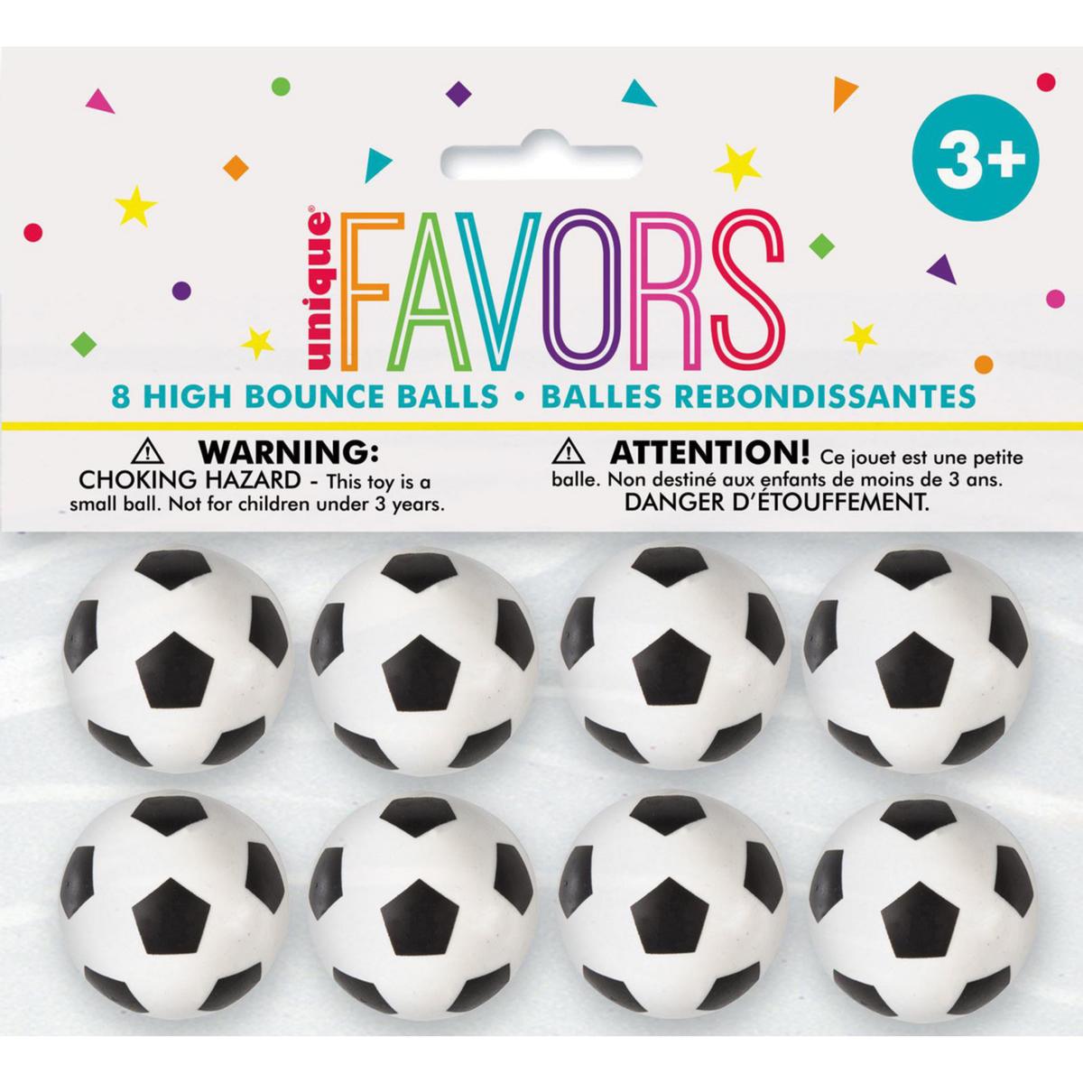 3D Soccer 8 Bouncy Balls