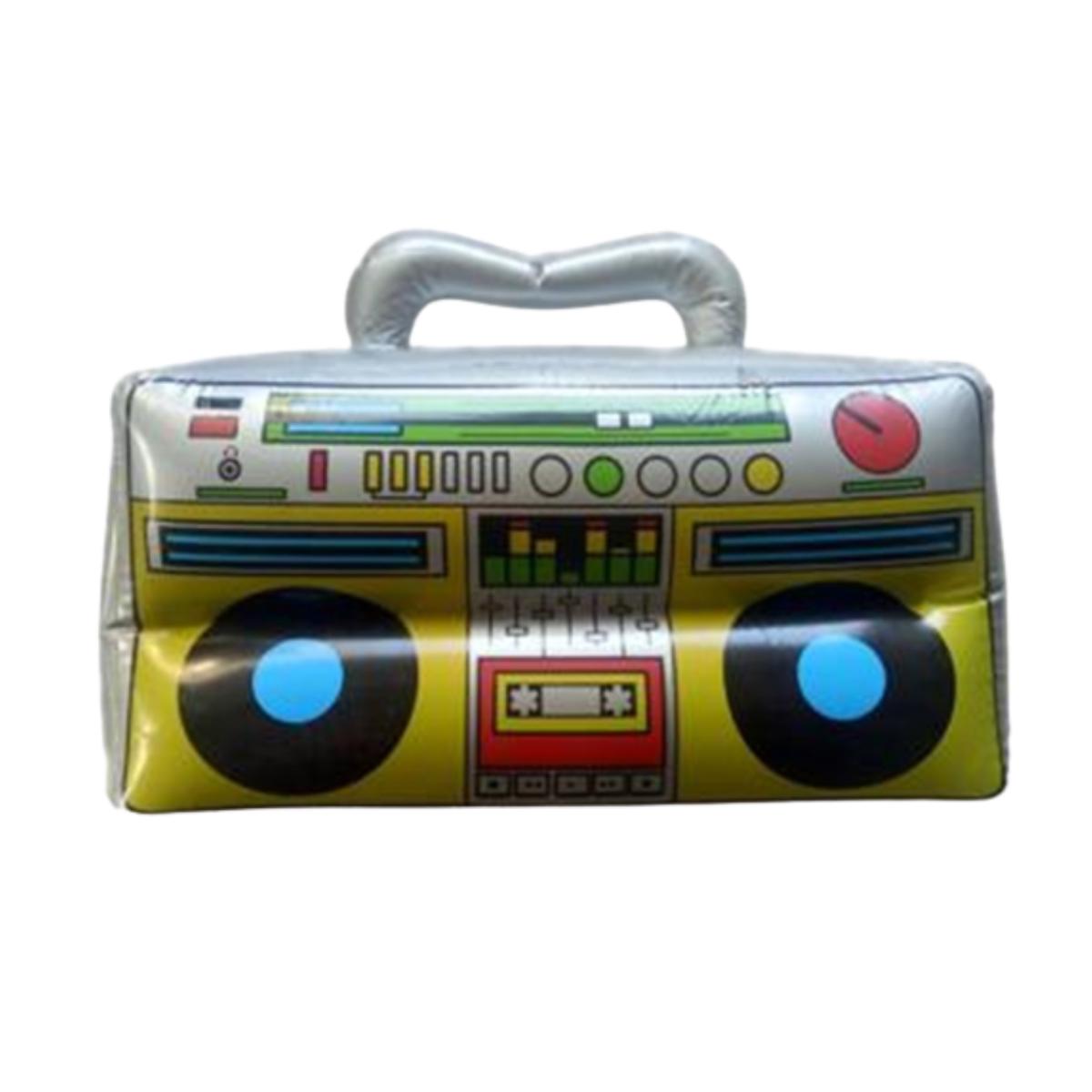 80S Inflatable Boom Box ( 37X22X6Cm )
