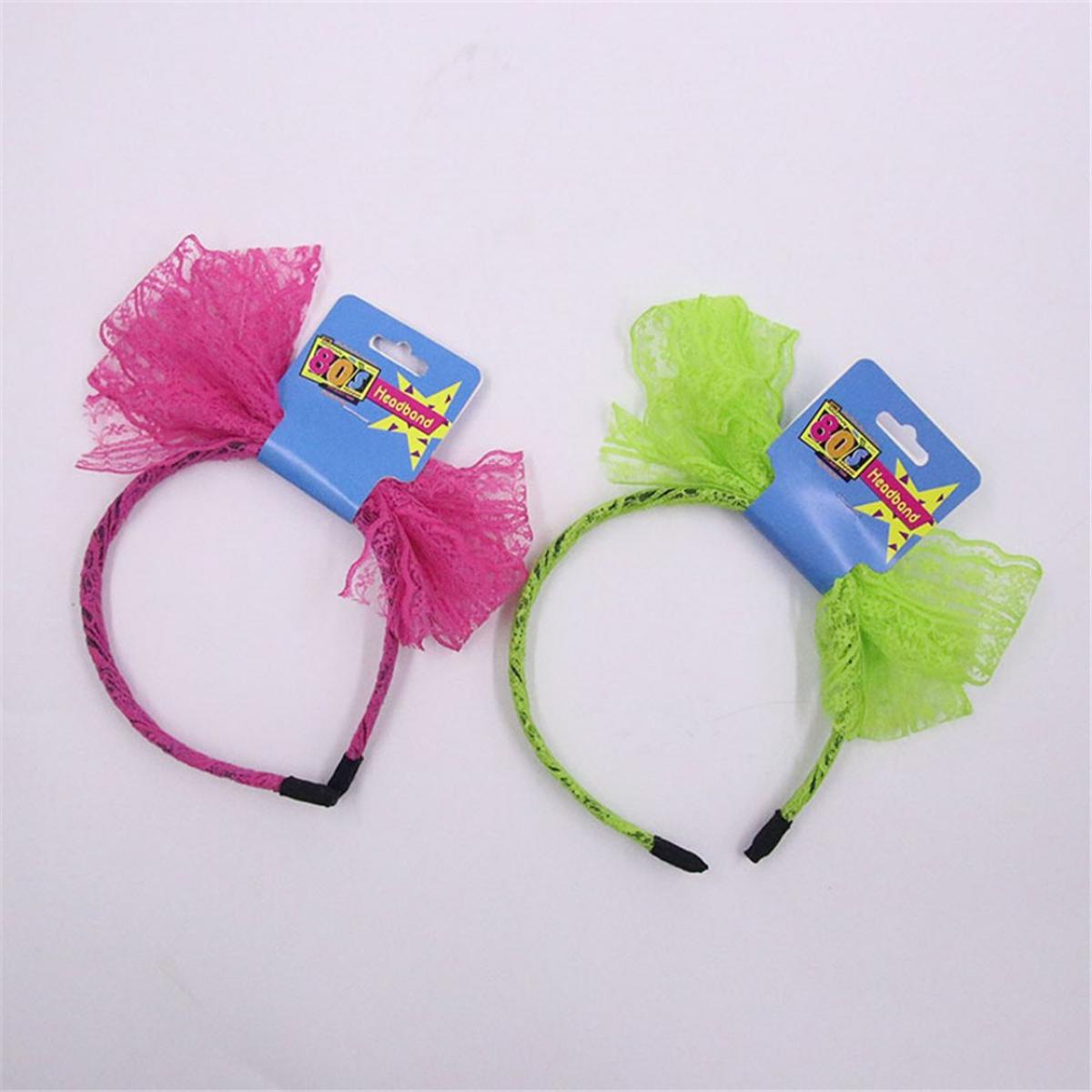 80s Lace Headband Assorted