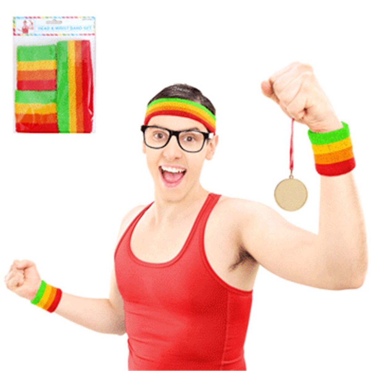 Carnival Headband And Wristband Set 3Pk