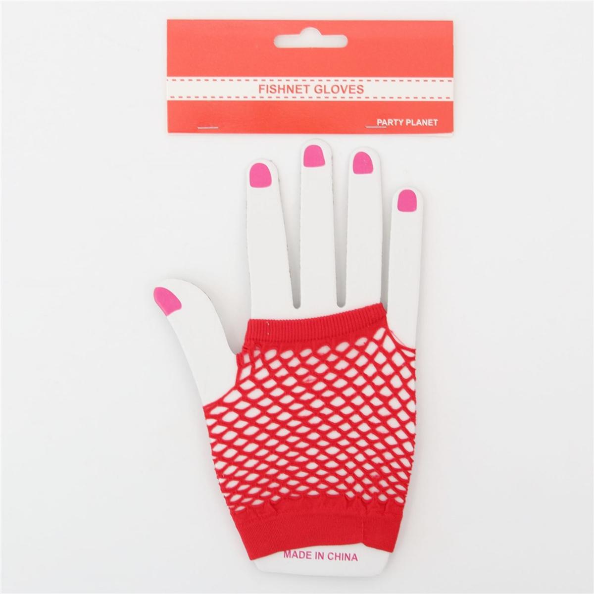 FISHNET GLOVESRED