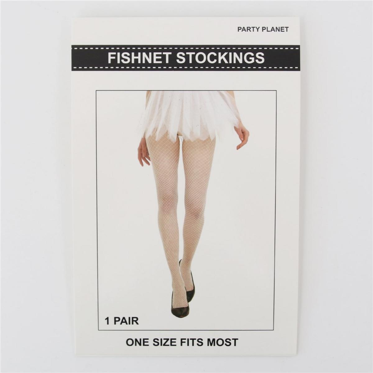 Fishnet Tights White