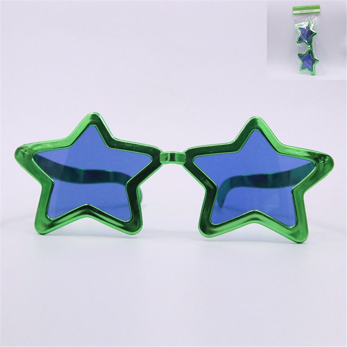Jumbo Star Glasses-Green
