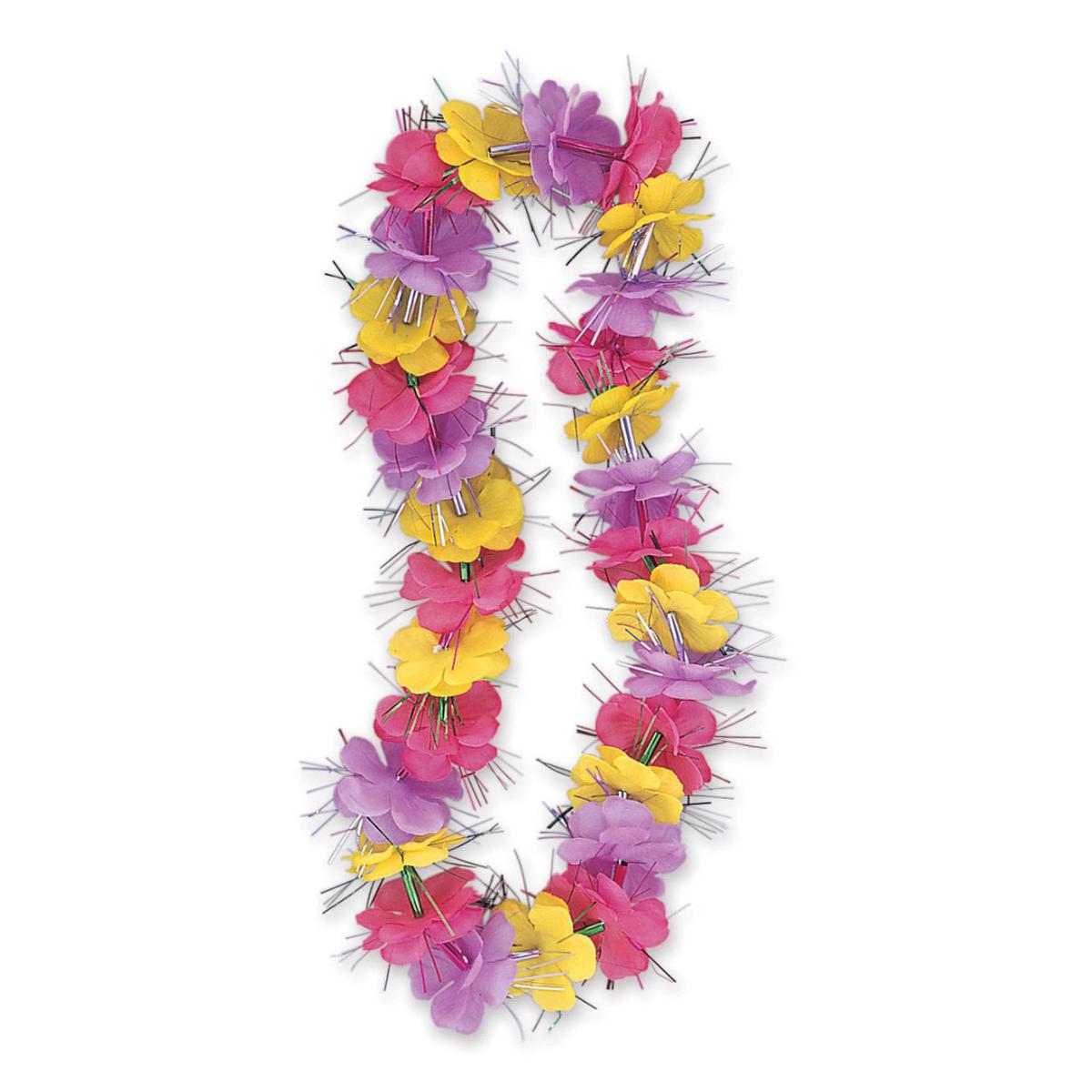 Luau Dazzle Lei 84cm (33in) - Tri Colour