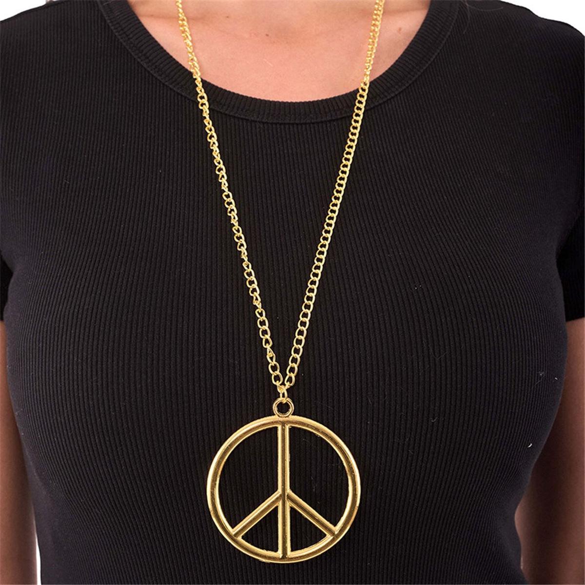 Necklace Gold Peace