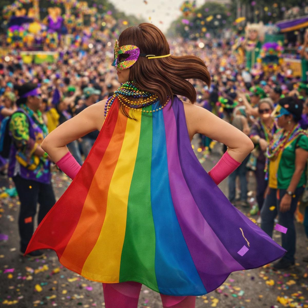 Rainbow Cape 150Cm