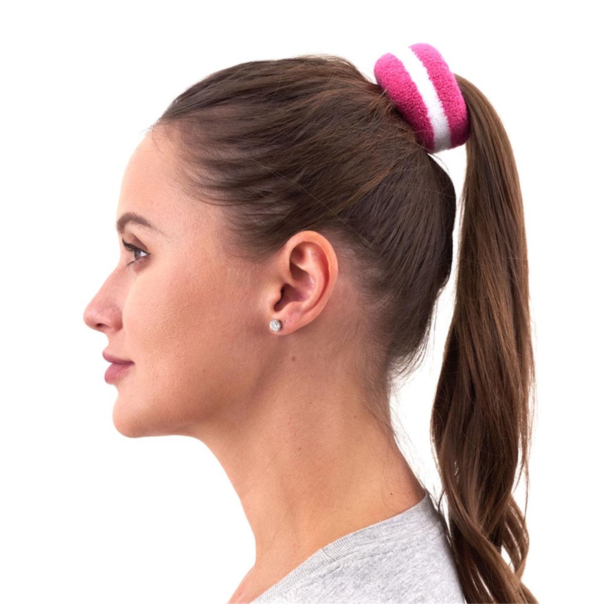 Stripe Hair Band-Pink