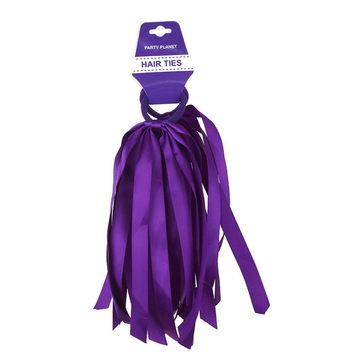 Tassel Hair Ties-Purple
