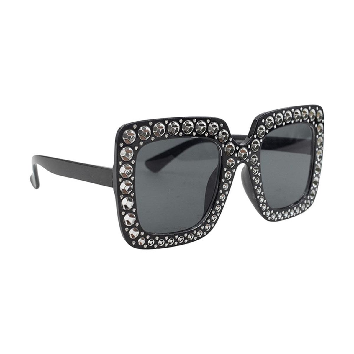 Black Bling Glasses