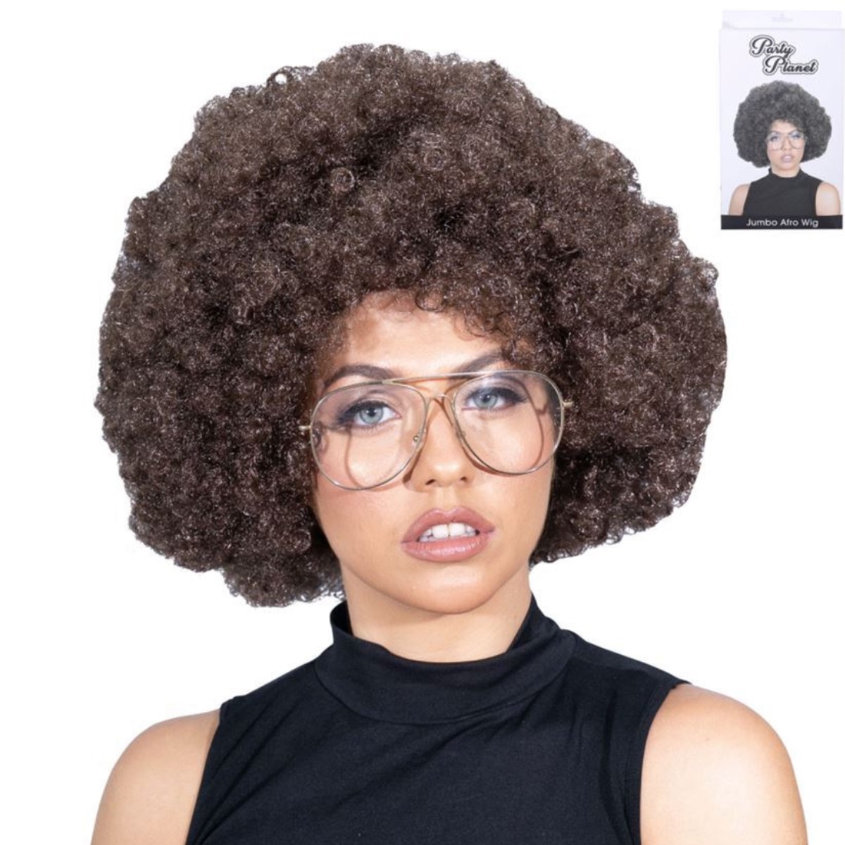 BROWN AFRO WIG