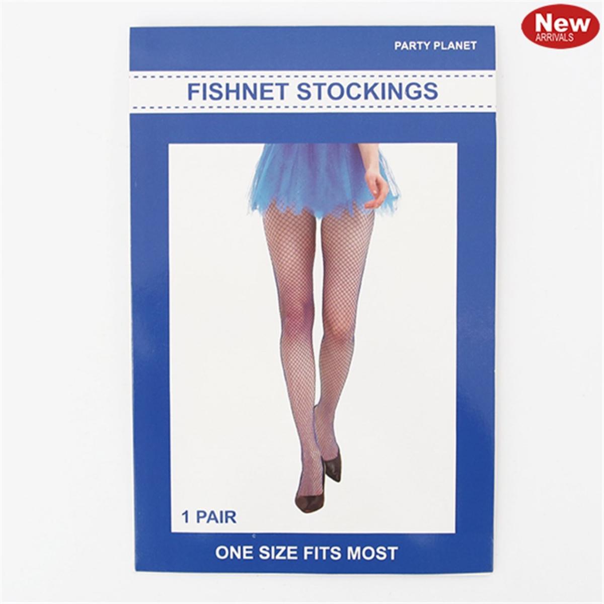 Fishnet Tights Blue