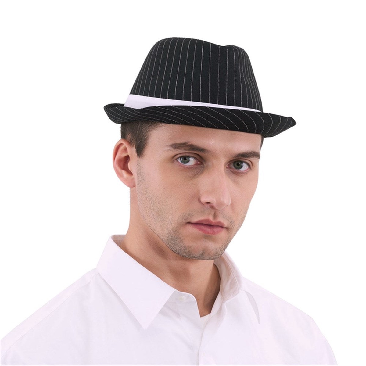 Gangster Pinstripe Fedora 20'S