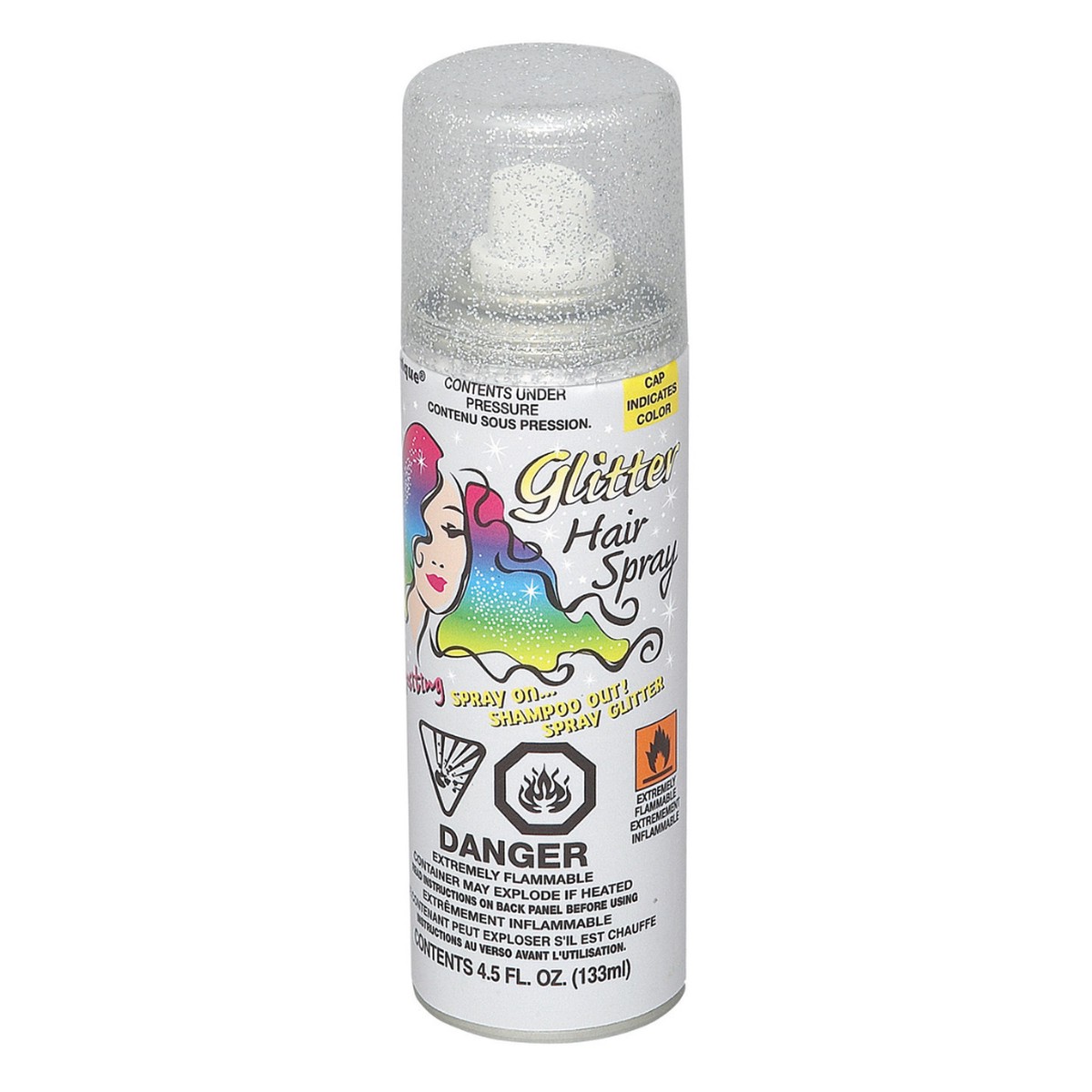 Hair Spray - Glitter Silver