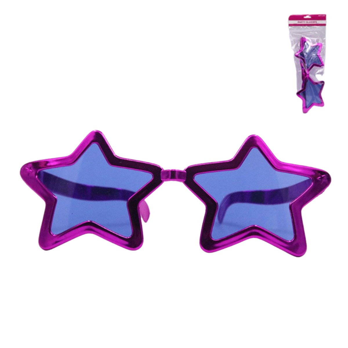 Jumbo Star Glasses-Pink