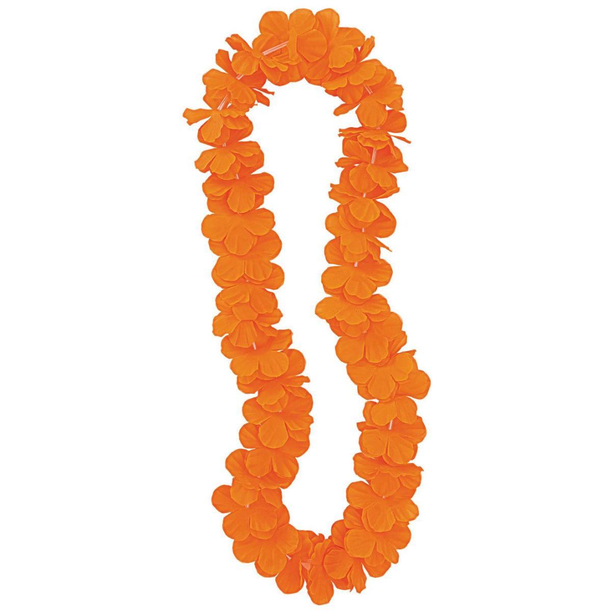Luau Flower Lei 106cm (42in) - Orange