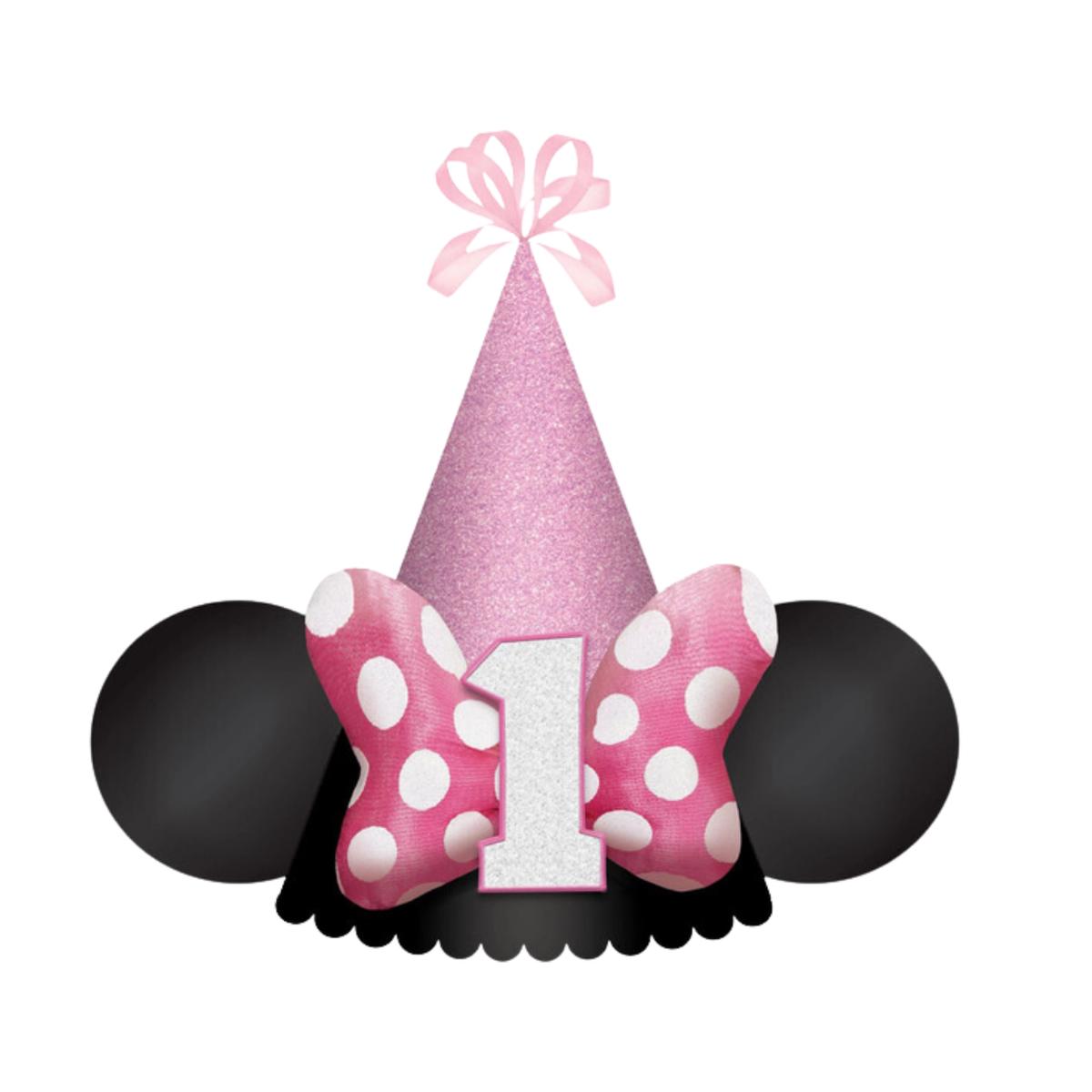 Minnie Mouse Forever Deluxe Cone Hat 1st Birthday