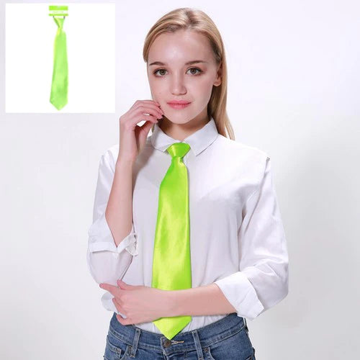Party Tie Green