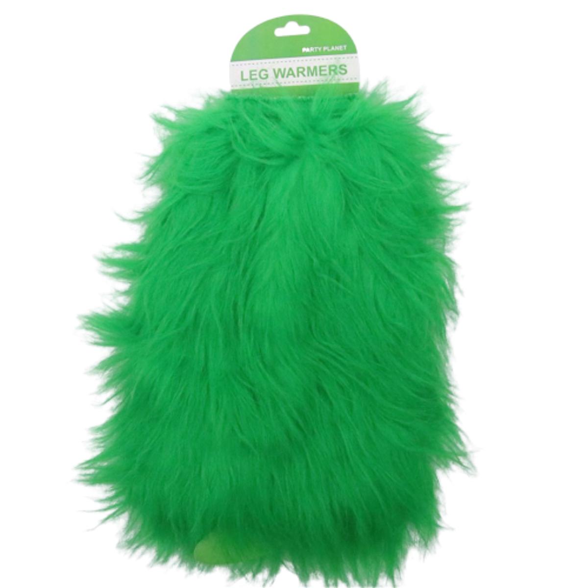 Plush Leg Warmers Green