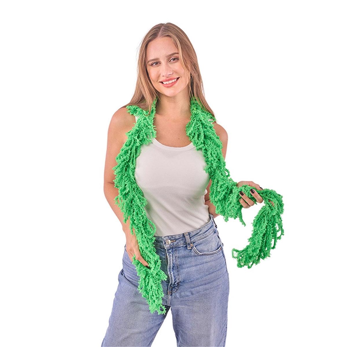 Polyester Boa Green 150Cm