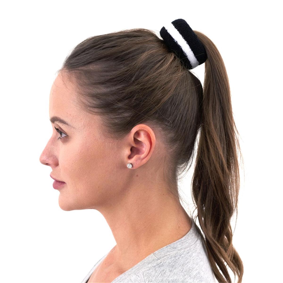 Stripe Hair Band-Black
