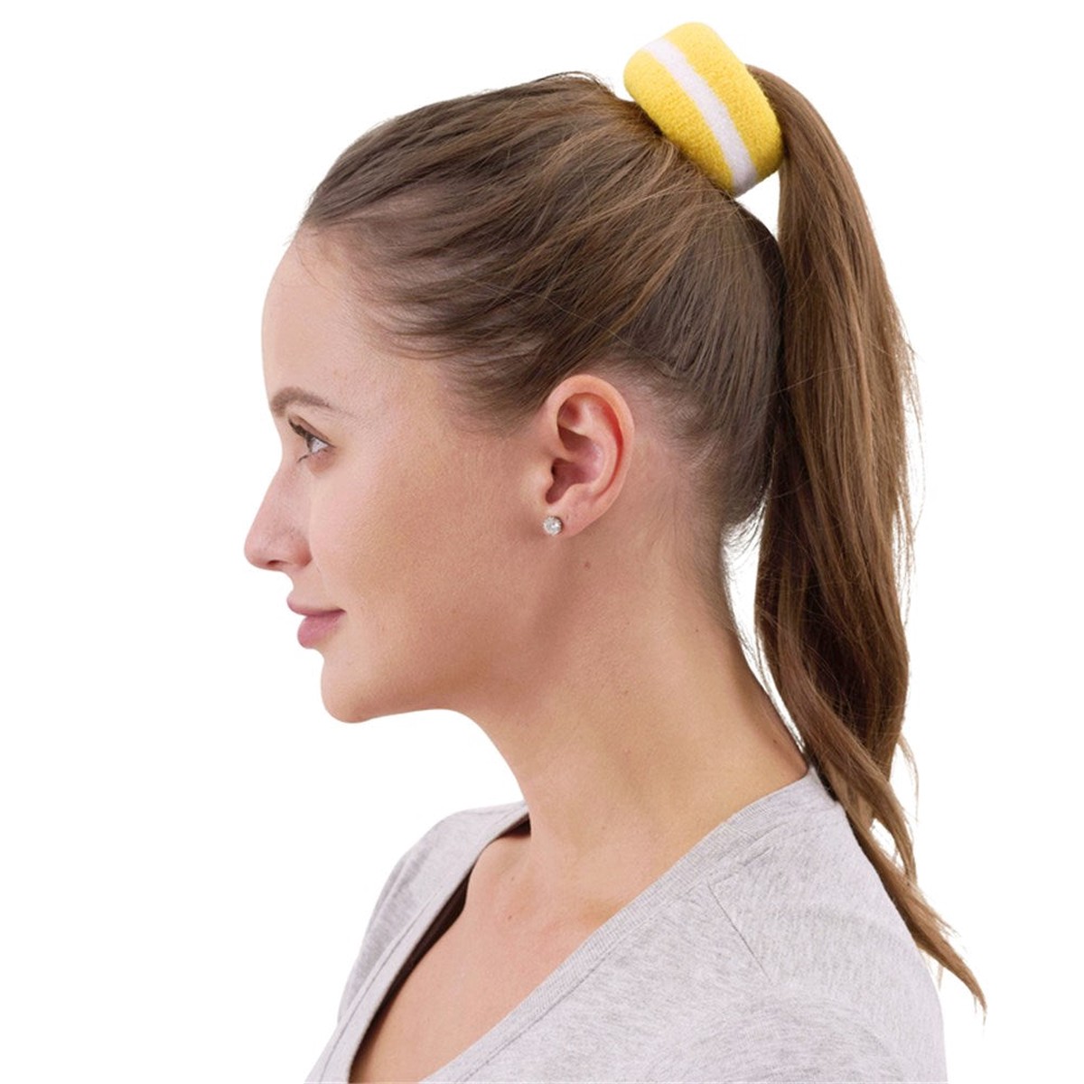 Stripe Hair Band-Yellow