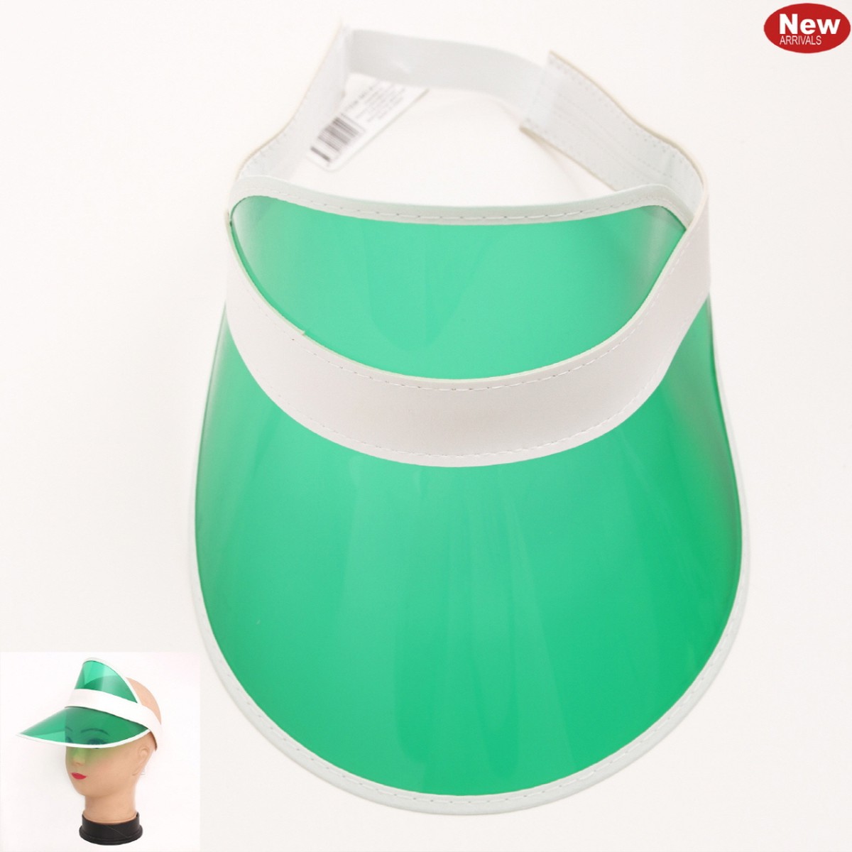 Sun Visor Party Hat Green