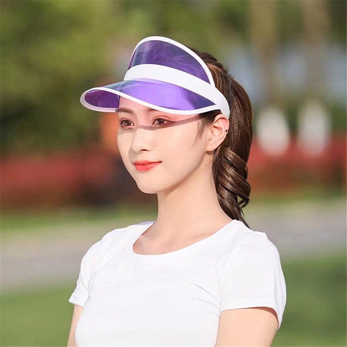 SUN VISOR PARTY HATPURPLE